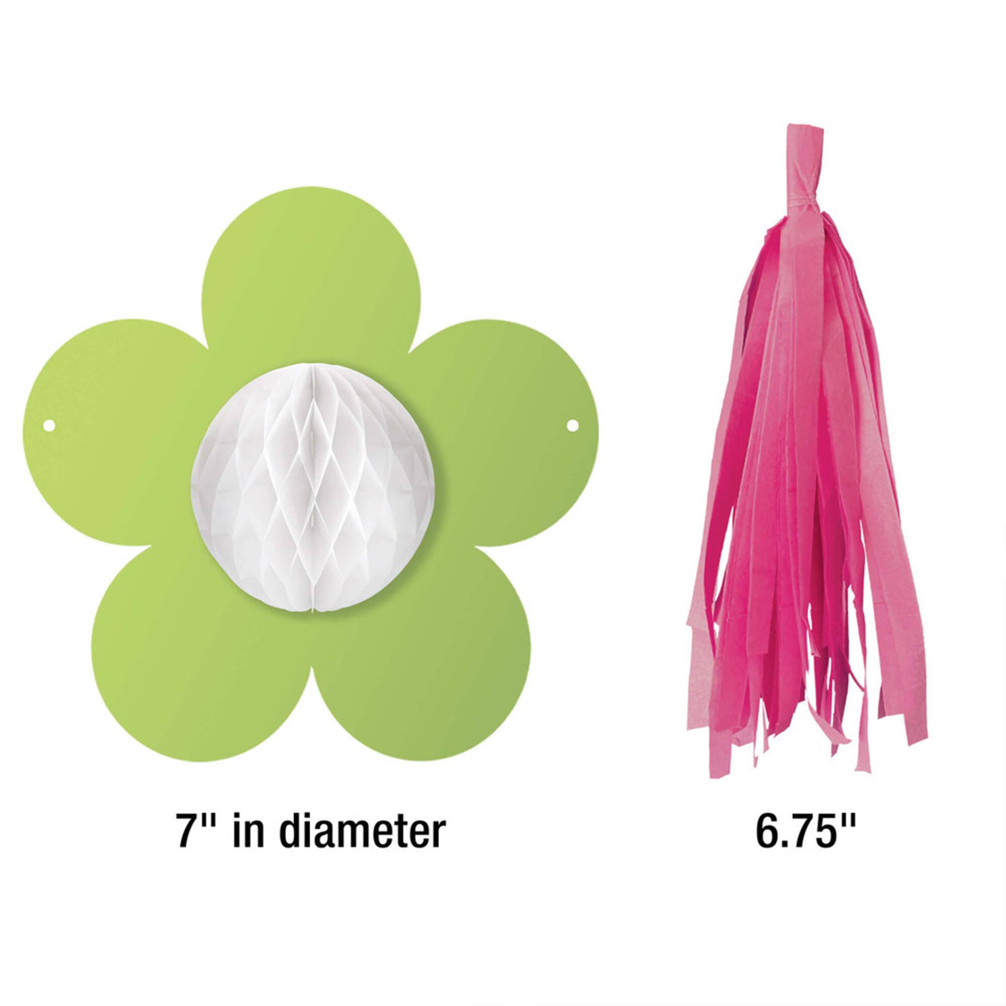 Carson Dellosa® Education Happily Ever Elementary Retro Remix Flowers and Tassels Accents Set, 3ct.